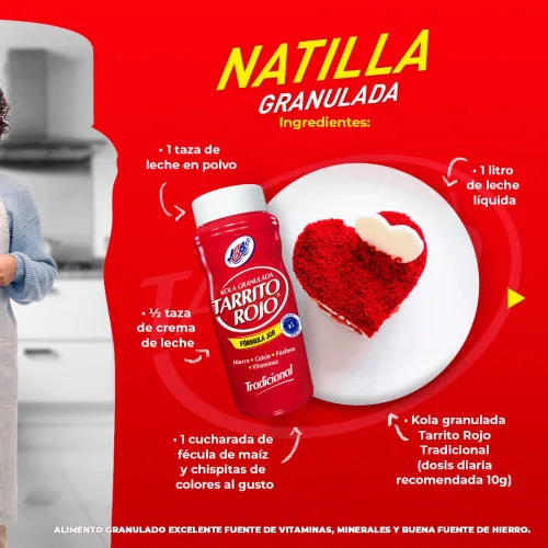 Miniatura 4 de Suplemento multivitamínico y leche en polvo entera (paquete de 2) Kola Granulada Tarrito Rojo y leche en polvo colanta entera kola granulada tarrito