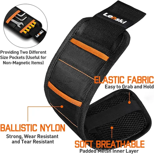Miniatura 2 de Lenski Rellenos de calcetines para hombres adultos, regalos de Navidad para hombres, pulseras magnéticas con cinturón de herramientas para papá