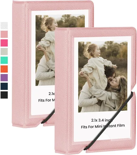 Miniatura 17 de Álbum de fotos mini Lifting con 28 bolsillos para fotos de 2x3 pulgadas, compatible con Fujifilm Instax Mini 7s 8 9 11 25 26 40 50s 90 Evo Z2300