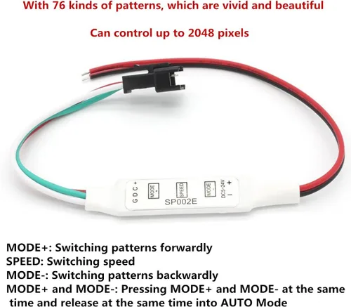 Miniatura 2 de WS2812B Tira de luces LED de 3.2 pies 1M WS2812B 144LEDs Programable Individual Direccionable WS2811 Tira de LED RGB 5050 incorporada IP30 No