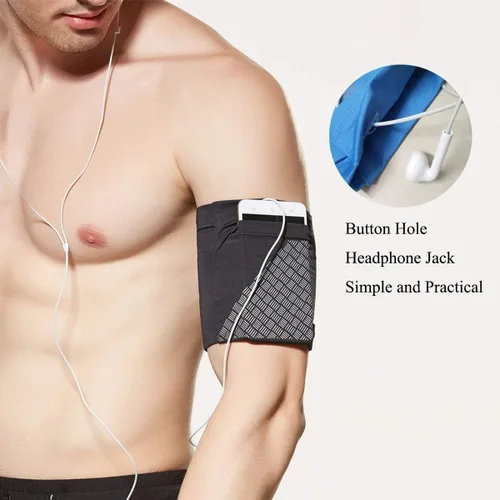 Miniatura 3 de Brazalete deportivo para correr, ligero, multiusos, para el brazo, con soporte para el brazo, cómoda funda para el brazo del teléfono, para hacer