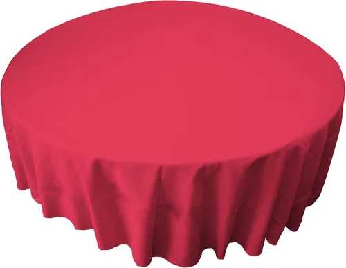 Miniatura 112 de LA Linen - Mantel redondo lavable de popelina de poliéster, resistente a manchas y arrugas, 51", mantel de tela para comedor, cocina, fiesta, Negro