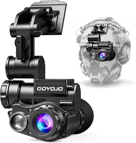 Miniatura 11 de GOYOJO GNG2K Monocular de visión nocturna – 2K / 60Hz Actualizar gafas digitales de visión nocturna, montaje en casco, NVG infrarrojo sigiloso