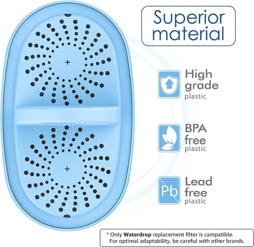 Miniatura 8 de Reemplazo de filtro de agua alcalina Waterdrop para todos los sistemas de filtración de jarra y dispensador Waterdrop, aumenta el PH, mejora