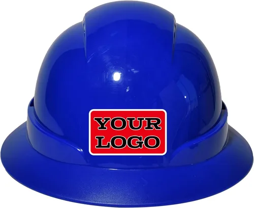 Miniatura 25 de Casco de trabajo de construcción personalizado Casco de seguridad con suspensión de trinquete de 6 puntos con ventilación negro (C-BLACK)