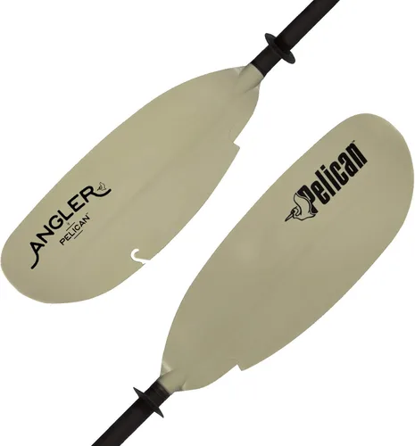 Pelican - Remo Poseidon Angler - Mango de aluminio con cuchillas de fibra de vidrio reforzadas - Remos de kayaks ligeros y ajustables - Perfecto
