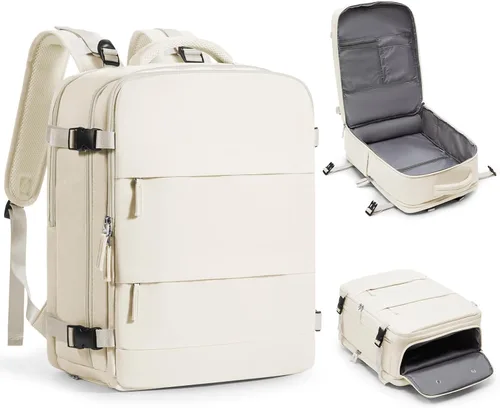 Miniatura 45 de coofay Mochila de viaje, para laptop, unisex, aprobada para aviones, bolsa de mano, equipaje, para artículos personales, para debajo del asiento