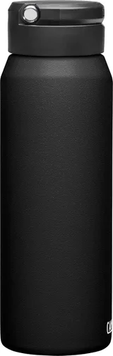 Miniatura 4 de CamelBak Fit Cap - Botella de agua aislada al vacío de acero inoxidable, 32 onzas, color negro Wild Strawberry