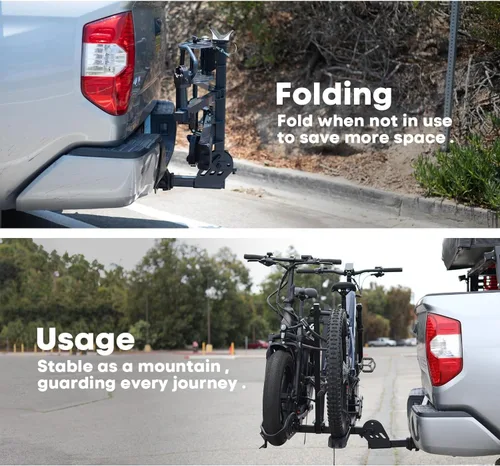 Miniatura 4 de CRAVOT CyberRack - Soporte para bicicletas eléctricas para 2 bicicletas, con capacidad de 90.7 kg, soporte robusto para bicicletas eléctricas