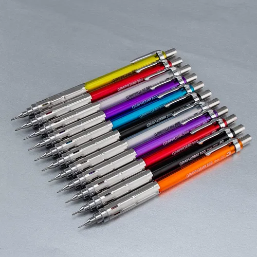 Miniatura 6 de Pentel GraphGear 300 - Lápiz mecánico, caja de 12 lápices, color negro, 0.028 in
