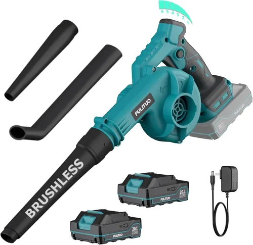 Miniatura 8 de Leaf Blower Cordless with Battery and Charger, Brushless Electric Leaf Blower 150MPH 165CFM- 6 Variable Speed Lightweight Battery Leaf Blowers for
