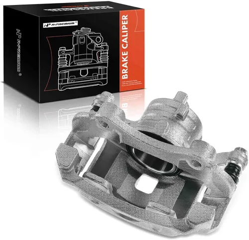 Miniatura 9 de A-Premium Conjunto de pinza de freno de disco con soporte compatible con modelos Nissan - Versa 2012-2019, Versa Note 2014-2019, marzo 2012-2015