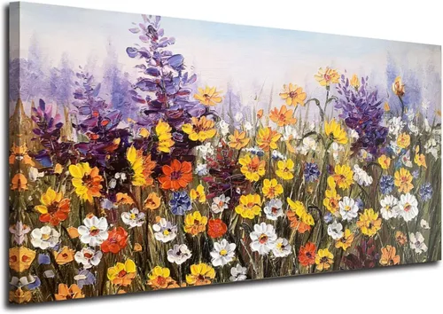 Ardemy - Lienzo decorativo para pared, diseño de paisaje moderno, enmarcado listo para colgar, para sala, dormitorio, cocina, oficina, decoración