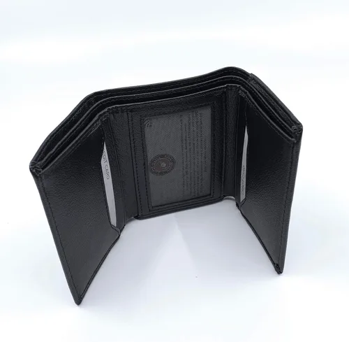 Miniatura 2 de US Marine Corps Logo Genuino RFID Protección Cuero TRIFOLD Wallet (negro), Negro