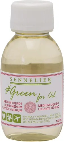 Miniatura 2 de SENNELIER Verde para aceite Medio universal sin disolventes, 3.4 fl oz (10-135205-100)