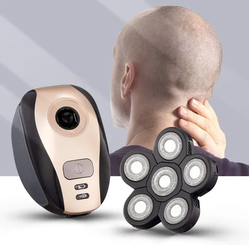Miniatura 7 de SAILHOME Maquinilla de afeitar eléctrica para hombres- Actualización 5 en 1 afeitadoras para hombres- Kit de aseo de cabeza calva