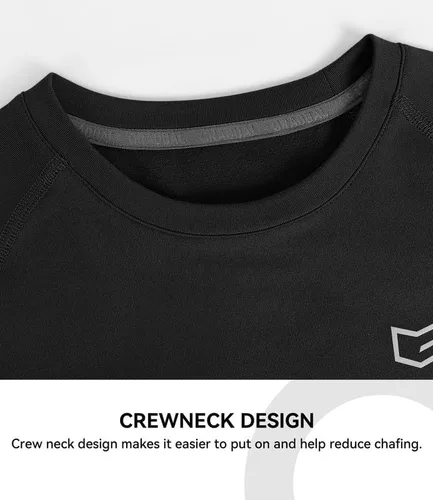 Miniatura 3 de G Gradual Camiseta térmica de compresión para niños y jóvenes, camiseta interior de forro polar de manga larga para niños, para fútbol, béisbol