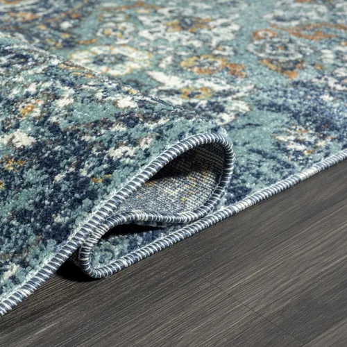 Miniatura 6 de Luxe Weavers 4620 Marine 2x3 - Alfombra floral envejecida