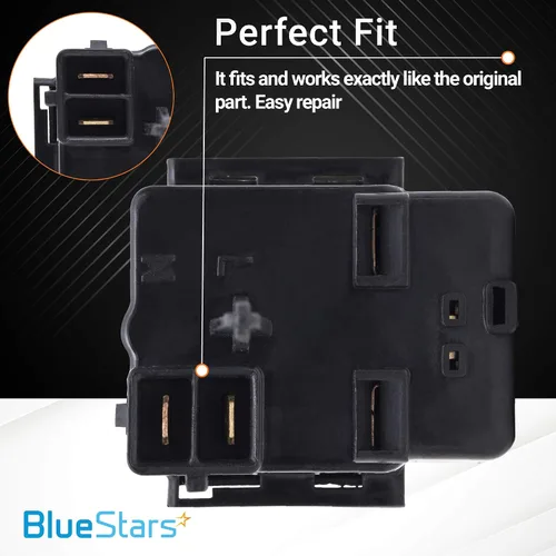 Miniatura 4 de BlueStars Reemplazo de relé y sobrecarga ultra duradero WR07X10097 12uF 250VCA - Compatible con refrigeradores G.E - Reemplaza 1265640 AP4300623