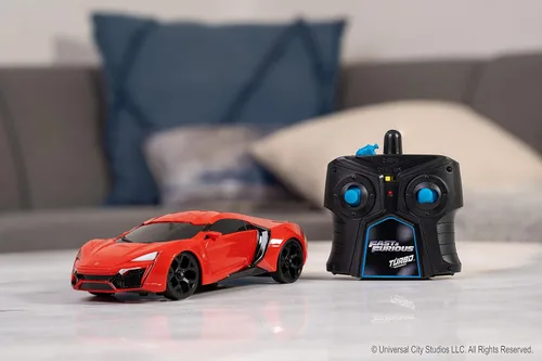 Miniatura 2 de Jada Fast & Furious 7.5" Lykan Hypersport - Coche de control remoto RC con 2.4GHz, juguetes para niños y adultos