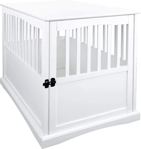 Miniatura 8 de Casual Home - Jaula mediana de madera para mascotas, mesa auxiliar, color nogal, 27.50" x 20.00" x 24.00
