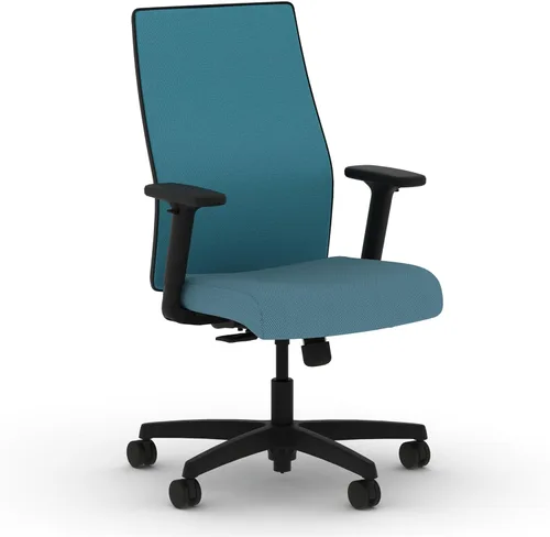 Miniatura 9 de HON Ignition 2.0 - Silla de trabajo con respaldo medio, control avanzado de inclinación sincronizada, silla de oficina con soporte lumbar, brazos