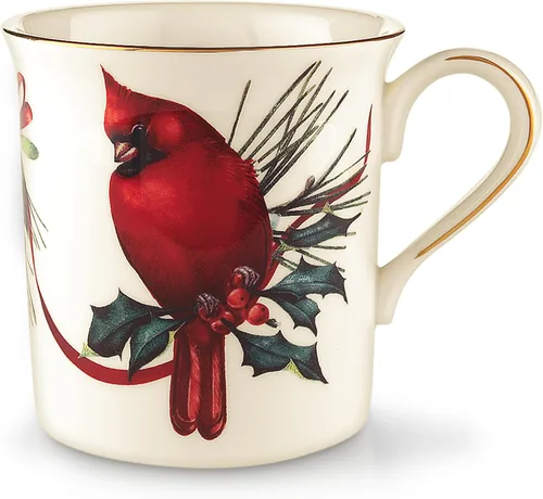 Miniatura 26 de Lenox 863973 Winter Greeting - Juego de tazas de 2 piezas Mr & Mrs (2 piezas), vasos navideños, alojamiento navideño