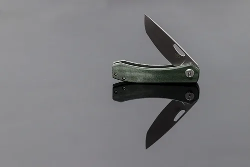 Miniatura 6 de Bestech Knives BANDIT - Navaja de bolsillo plegable EDC - Linerlock, escalas G10 o Micarta, hoja de acero N690, exclusivo de Kaviso