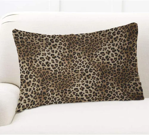 Miniatura 5 de EKOBLA Funda de almohada con estampado de leopardo, estampado de safari, diseño de animales salvajes, piel de leo, guepardo, tigre, decoración