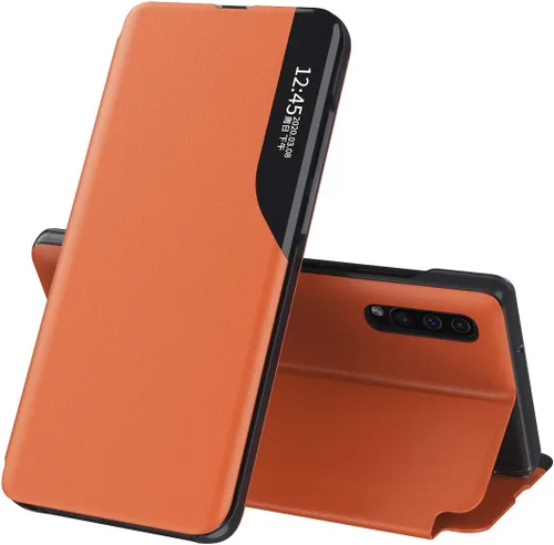 Miniatura 22 de Funda para Samsung Galaxy A71, Galaxy A71 Funda de piel transparente con función atril magnética con función atril, para mujeres y hombres, a prueba