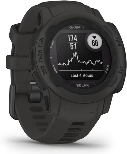 Miniatura 8 de Garmin Instinct 2S Solar (grafito) - Paquete de reloj inteligente con GPS resistente, reloj para exteriores con múltiples GNSS, brújula, frecuencia