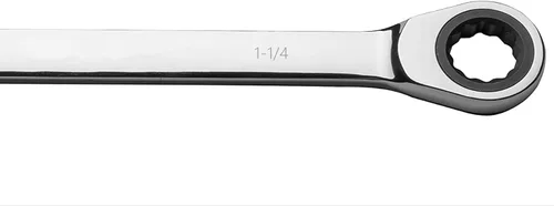 Miniatura 3 de FLZOSPER Llave de engranaje de cabeza de extremo de caja SAE de 1-1/4 pulgadas, llave combinada de trinquete de 72 dientes