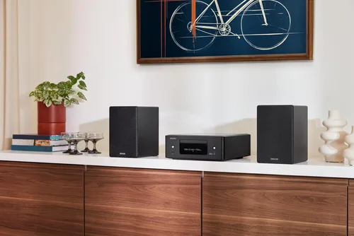 Miniatura 8 de Denon RCD-N12 Reproductor de CD Bluetooth con sintonizador de radio AM/FM integrado y Wi-Fi, reproductores de CD para sistema estéreo doméstico