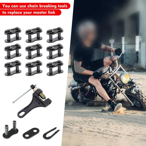Miniatura 2 de KAMIER Cadena 420 Master Connect Link Breaker para Coleman CT200U BT200X Baja 196 212cc Mini Bike Go Kart TaoTao Coolster Ice Bear Suzuki SSR TTR