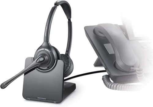 Miniatura 2 de Plantronics PL-CS520 Binaural Wireless Headset System, Negro/Plata
