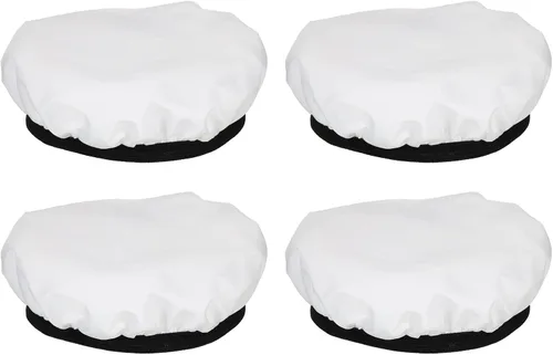 Miniatura 7 de PATIKIL Cubierta de lámpara difusora suave de 7 pulgadas y 7.1 in, paquete de 4 difusores de tela, reflector estroboscópico, calcetín para luz