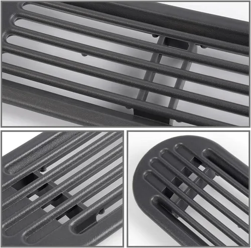 Miniatura 6 de PIT66 Dash - Panel de cubierta de ventilación de descongelación + juego de rejilla de altavoz izquierdo y derecho, compatible con Chevrolet S10 GMC