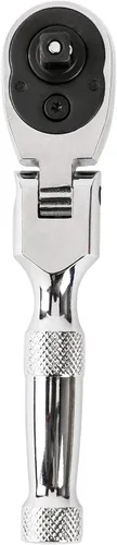 Miniatura 7 de ARES 42043 - Trinquete Compacto de Cabeza Flexible - Trinquete de Accionamiento de 1/4 de Pulgada de 72 Dientes - Construcción de Acero al Cromo