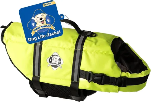 Miniatura 17 de Chaleco salvavidas para perros – Chaleco de natación para perros, ajustable, reflectante, cómodo, varios colores, patrones, chaleco de natación