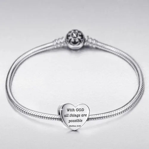 Miniatura 5 de MUERDOU Dije de corazón, pulsera cristiana con versículo bíblico para oración, fe, religiosa, regalos para mujeres