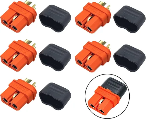 Miniatura 7 de 5 pares Amass XT60EW-M XT60W-F montable XT60E macho hembra conector enchufe para RC Drone aviones FPV Racing Drone