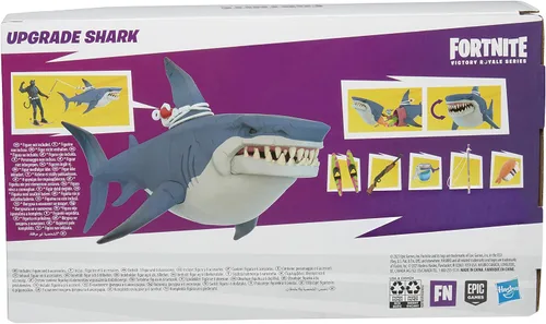 Miniatura 3 de Fortnite Hasbro Victory Royale Series Upgrade Shark Figura de acción coleccionable con accesorios, para edades de 8 años en adelante, 6 pulgadas