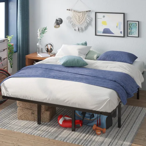 Miniatura 2 de Base inteligente MyEuro de Sleep Master. Soporte de colchón de tablillas de madera, Acero, Negro
