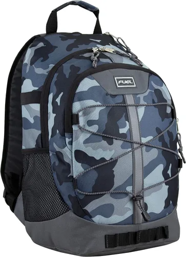 Miniatura 10 de FUEL Mochila de senderismo para mujeres y hombres, Terra Sport, viajes, universidad, gimnasio, trabajo con funda para laptop, Bungee, 18 pulgadas