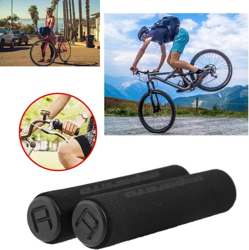 Miniatura 3 de VBESTLIFE Empuñaduras de espuma para manillar de bicicleta, empuñaduras de espuma antideslizante, mango de esponja de espuma suave para bicicleta