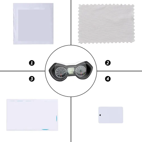 Miniatura 4 de Película protectora para tablero de instrumentos Yam & aha Xmax X Max X-MAX 125 300 400 2017-2023 Protector de pantalla de protección contra
