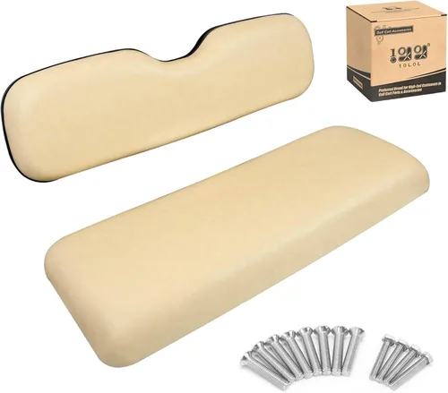 Miniatura 9 de 10L0L Cojines traseros universales de repuesto para EZGO Club Car Yamaha Golf Cart Cojín asiento trasero dedicado para asientos traseros abatibles