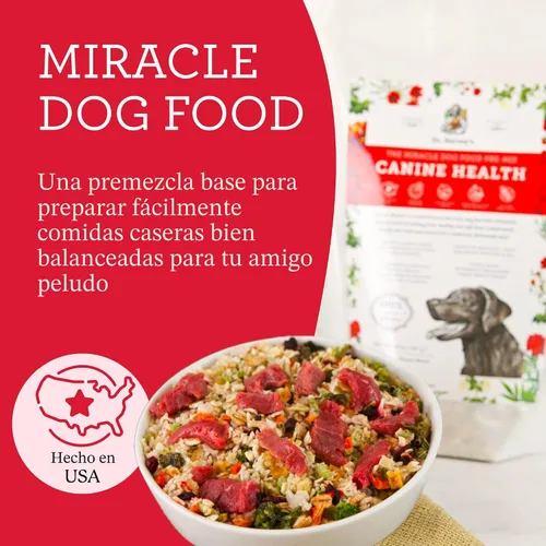 Miniatura 2 de Dr. Harvey's Canine Health Miracle Dog Food, mezcla de base deshidratada de grado humano para perros con granos enteros orgánicos y verduras