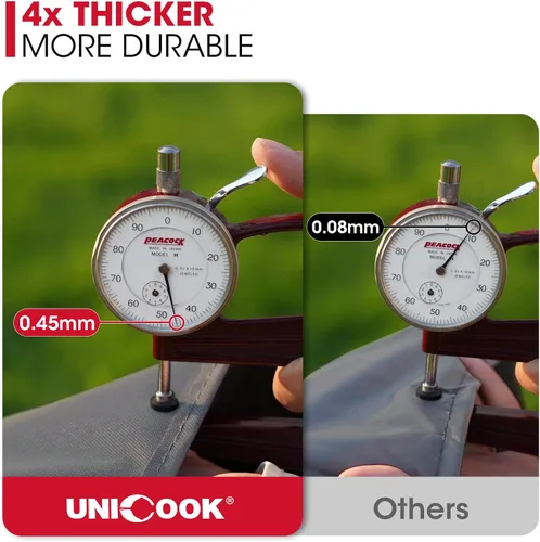 Miniatura 5 de Unicook - Funda para parrilla a gas al aire libre, cubierta de parrilla de 60 pulgadas, protector de barbacoa resistente al agua y a la Gris