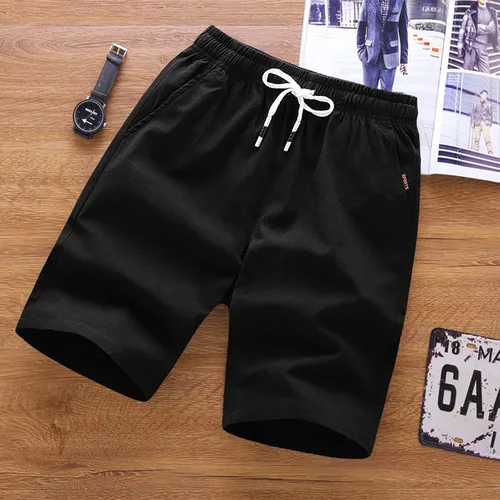 Miniatura 3 de DASAYO Womens Knee Length Cotton Long Shorts Vacation Trendy Outdoor Shorts Solid Drawstring Bermuda Casual Soft Comfy Shorts